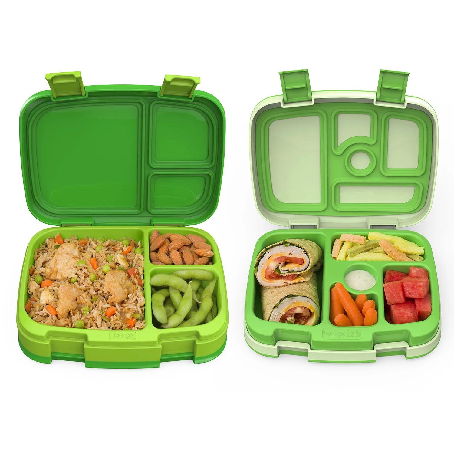 One Bentgo® Fresh and One Bentgo® Kids Print Lunch Box-Safari