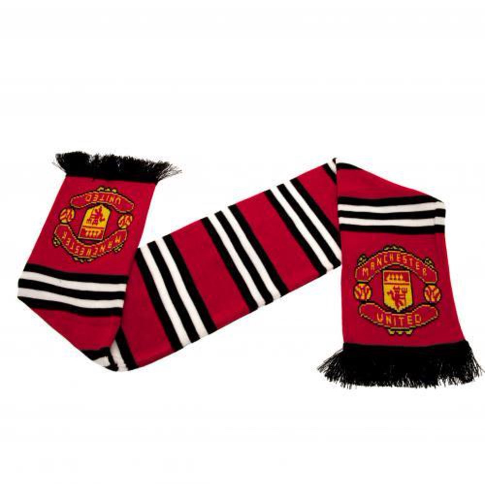 Everything English Manchester United FC Red Stripe Scarf Walmart