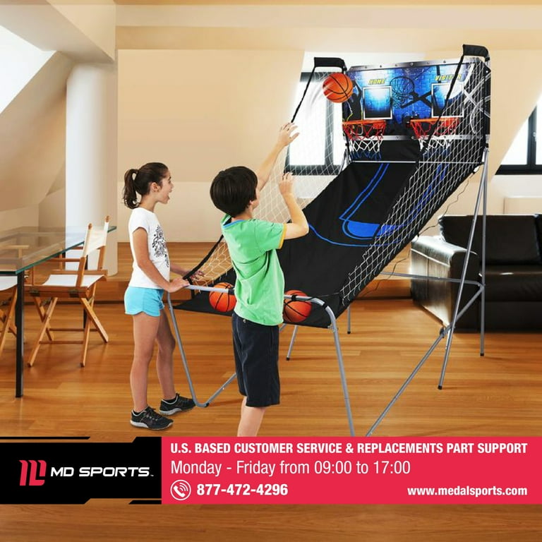 MD Sports Best Shot 2-Player 81 inch Foldable Arcade Basketball Game 