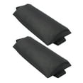 thumbnail image 1 of Chaise Longue Repose-Tête Textilène Noir Adultes Relaxation 2 Pcs 13.8X5.9X2.4In, 1 of 8