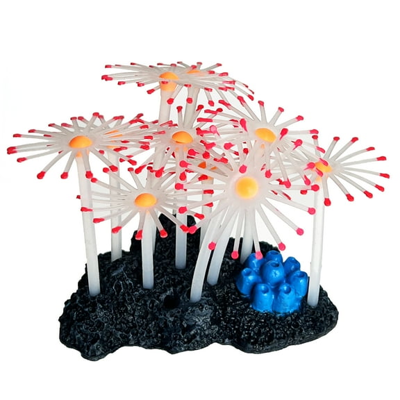 Aqua Culture Star Polyp Aquarium Plant, Glows in Blue Light