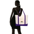 thumbnail image 7 of DALIX Cute Rainbow Tote Bag Reusable Grocery Teacher Bags Eco Pride Purple, 7 of 7