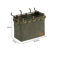 thumbnail image 2 of Camping Table Side Storage Bag Multifunctional Folding Canvas Bag with Hook Outdoor Picnic Desk Cookware Hanging Large Capacity, 2 of 7