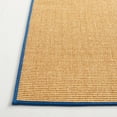 thumbnail image 3 of SAFAVIEH Martha Stewart Maximillian Solid Area Rug, Natural/Navy, 4' x 6', 3 of 8