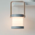 thumbnail image 2 of Lámpara de mesita de noche LED táctil regulable Lámpara de escritorio vintage con mango de madera 3 niveles de brillo Lámpara de escritorio portátil plegable con función táctil para dormitorio (blanc JAMW Sencillez, 2 of 5
