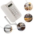 thumbnail image 3 of Telephone Yctze KX-T076 - Teléfono de escritorio inglés con cable, color blanco, 3 of 9