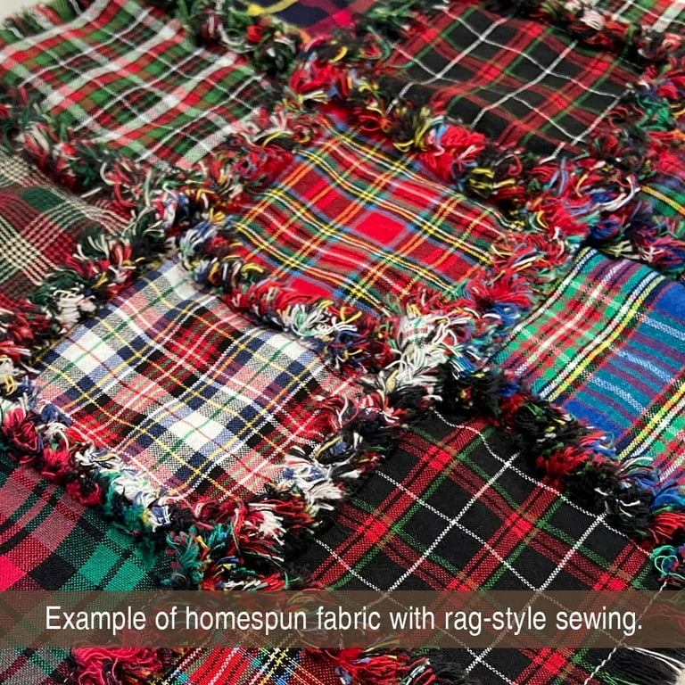 Red Homespun Fabric – Treasures Three