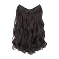 thumbnail image 2 of Extensión de cabello,Extensión de cabello ondulado sintético Pieza de cabello ,Extensiones de cabello ondulado con clip para mujeres,Piezas de cabello sintético, 2 of 8