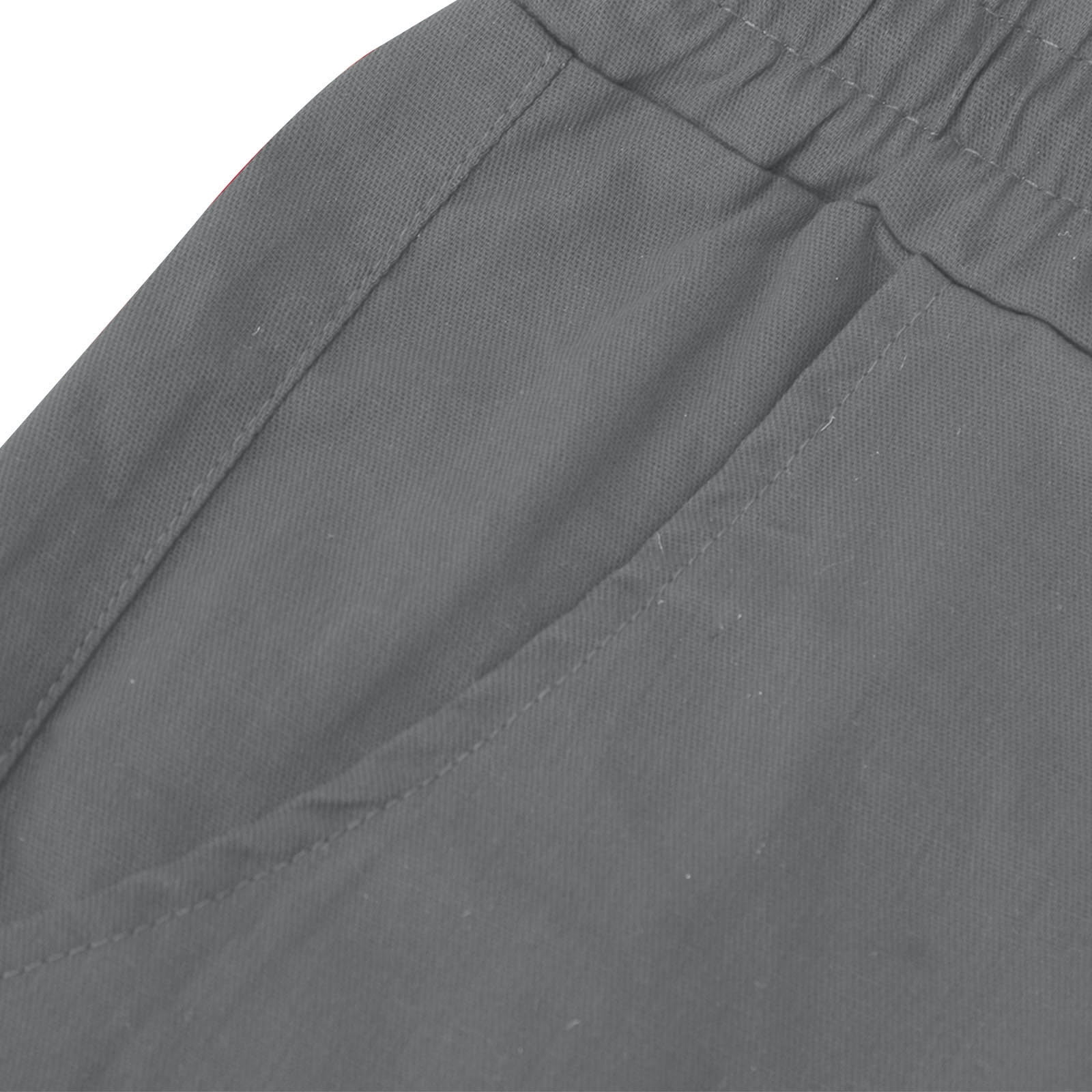 Afuyipoi Cargo Pants for Men, Multi-pockets Straight Type Fitness Cargo Pants Trousers Dark Gray Size 2XL