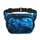 thumbnail image 1 of Fotbe Wolf Cangurera Cuadrada con Estampado de Doble Capa, Bolsa de Cintura Ajustable Mini para Hombres y Mujeres, 1 of 9
