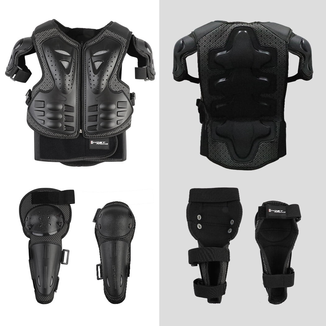 5PCS Kid's Protective Gear Set Breathable Knee Pad Elbow Pad Chest Protector