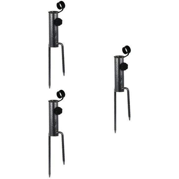 3 Pack Anchor Stake for Umbrella Parasol Base with Planter Insert