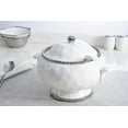 thumbnail image 2 of Pampa Bay Porcelain Soup Tureen and Ladle (White and Silver), 2 of 6