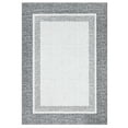 thumbnail image 3 of Garvee 9'x12' Large Area Rugs for Living Room Bedroom Modern Farmhouse Border Rug Low Pile Non Slip Area Rug, Gray, 3 of 8