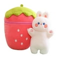 thumbnail image 4 of Juguete de peluche de fresa Hugo 40 cm decoración de sala de estar para niños, 4 of 9