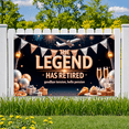 thumbnail image 4 of Decorative Design The Legend Has Retired Aviation Banner Polyester Material Celebration Banner for Retirement Party Indoor Decoration Holiday Celebration, 4 of 7