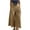 Khaki, variant on yunLCZ Women's Wide Leg Pants Women's Baggy Jeans Flare Wide Leg Denim Pants Elastic Waist Button Pleated Culotte Jeans Business Work Casual Pants