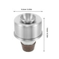 thumbnail image 2 of LOLIPPYY Silver Aluminium Alloy Trumpet Practice Mute Lightweight Sound Muffler for Home Use, 2 of 8