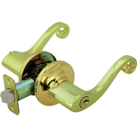 Chrome Lever Lockset - Legend Locksets Keyed Door Lever