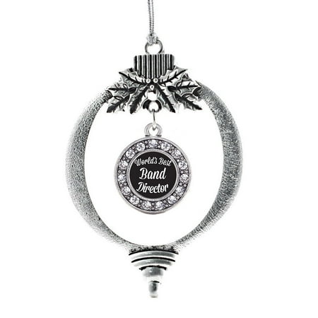 - World's Best Band Director Circle Holiday Ornament