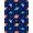 Dark Blue, Pattern 13, variant on ODIKA 8'x10' Washable Area Rug Galaxy Starry Planets Motif Planetary Stars Themed Large Nebula Refined for Dining Room, Office, Lounge, Non-Slip Chair-Friendly Mat