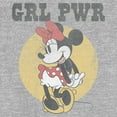 thumbnail image 2 of Toddler's Mickey & Friends Minnie Girl Power  Graphic Tee Athletic Heather 3T, 2 of 3
