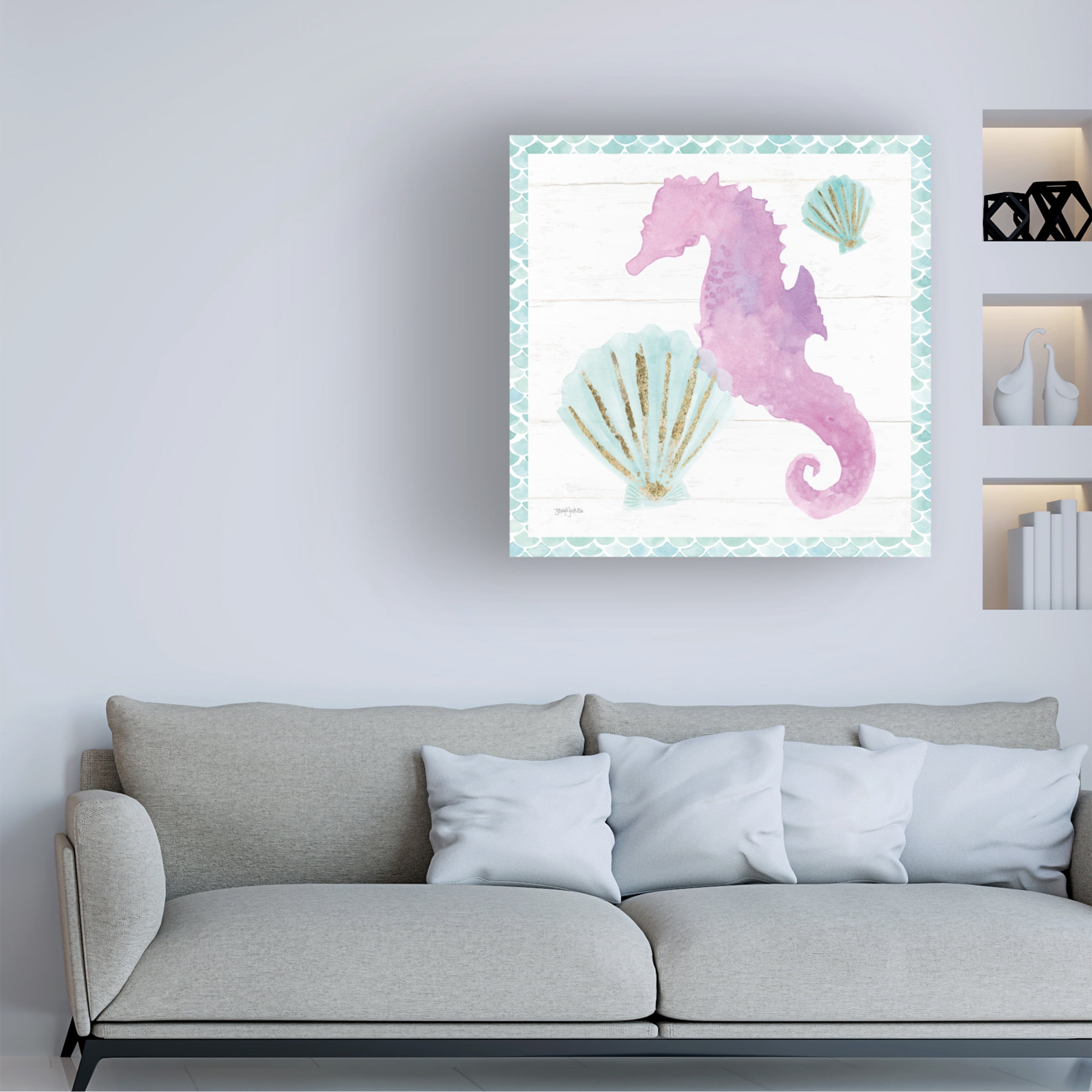 Trademark Fine Art 'Mermaid Friends VI' Canvas Art by Jenaya Jackson