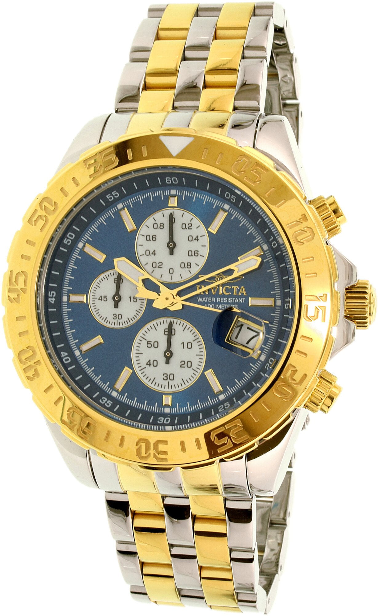 Invicta Men's Aviator 18851 Silver Stainless-Steel Plated Japanese Quartz  Dress Watch