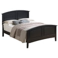 thumbnail image 2 of Contemporary Home Living Solid Curved Rail King Panel Bed - 85" - Black, 2 of 3