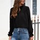 thumbnail image 5 of Ichuanyi liquidación de la moda mujer casual sólido sólido manga larga camiseta suelta blusa otoño ICHUANYI WER202308212594, 5 of 7