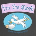 thumbnail image 2 of CafePress - Im The Stork Surrogate Mother Maternity T Shirt - Maternity Dark T-Shirt, 2 of 3