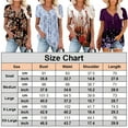 thumbnail image 3 of KISSMODA V Neck Womens Summer Tunic Tops Short Sleeve T-Shirt Casual Dressy Blouse With Buttons, 3 of 6