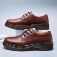 thumbnail image 4 of Botas Oxford para hombre, cómodas, antideslizantes, punta redonda, zapatos de vestir formales, zapato de trabajo para hombre, en Stock, 4 of 5