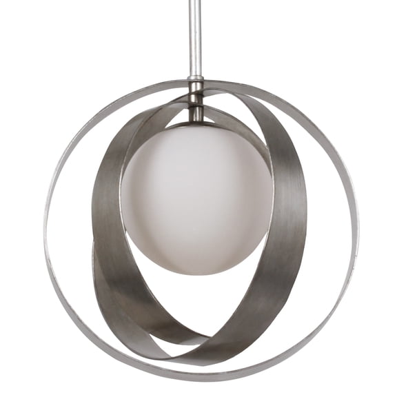 Crystorama 6461-SA Arlo Mini Chandelier, Antique Silver