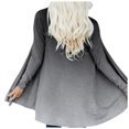 thumbnail image 3 of Vedolay Long Cardigans for Women Open Front Cardigan Sweaters Knit Coats for Women Gray,L, 3 of 5