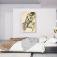 thumbnail image 2 of ARTCANVAS Sitzender Halbtakt 1914 Canvas Art Print by Egon Schiele - Size: 40" x 26" (0.75" Deep), 2 of 9
