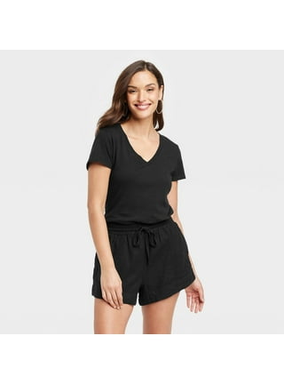 Women's Ribbed T-Shirt Dress - Universal Thread™ Black M