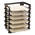thumbnail image 3 of Rubbermaid, RUB86028, Regeneration Stacking Letter Trays, 6 / Pack, Black, 3 of 3