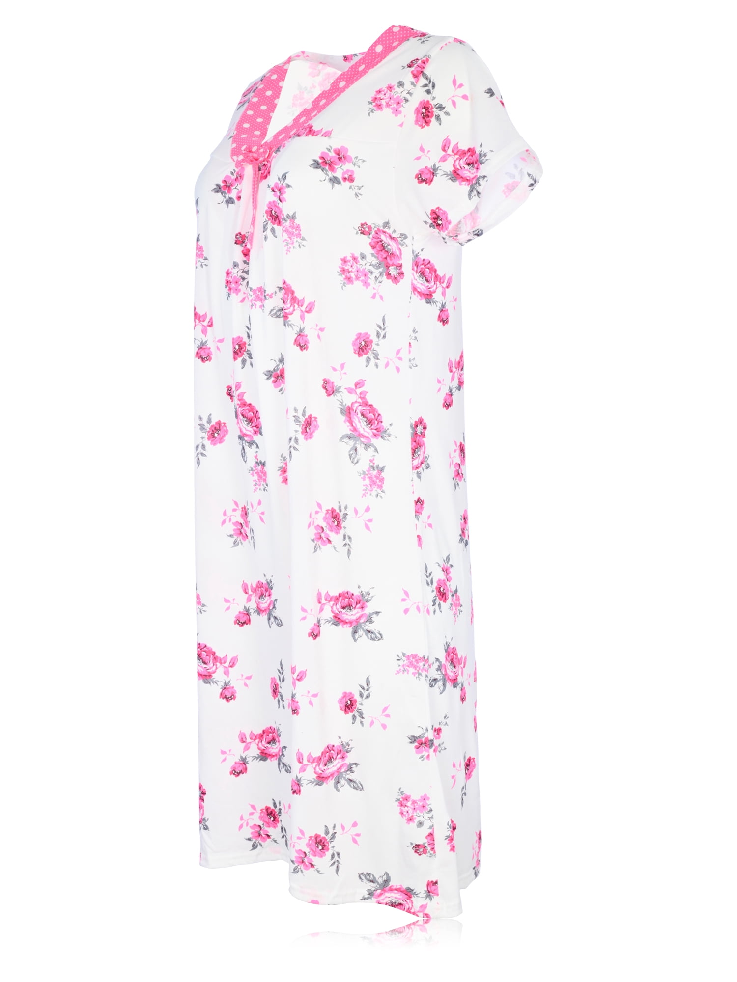 JEFFRICO Womens Nightgowns Sleepwear Soft Pajama Dress Nightshirts Plus Size