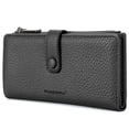 thumbnail image 1 of Cartera larga Montana West para mujer con bloqueo RFID y doble pliegue, 1 of 6