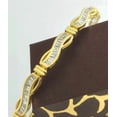 thumbnail image 4 of 4 Ct Baguette Cut White Moissanite Women's Tennis Bracelet 14k Yellow Gold Plated, 4 of 4