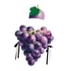 thumbnail image 2 of Disfraz de uva con sombrero, bonito y divertido disfraz de fruta para fiestas temáticas. Niños, 2 of 9