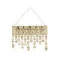 thumbnail image 3 of Wooden Calendar Board Diy Family Birthday Calendar Sign, 3 of 9