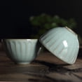 thumbnail image 4 of Chinese porcelain crack glaze teacup Longquan celadon cup ceramic teacup -, 4 of 13