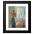 thumbnail image 2 of Edvard Munch 15x18 Black Modern Framed Museum Art Print Titled - Woman Looking in the Mirror (1892), 2 of 5