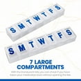 MEDca Weekly Pill Organizer 7Day Pill Planner Extra Large Pill