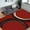 Red, variant on HR Circle Pattern Area Rug 8X10 Geometric Contemporary Modern red Black & Grey Carpet Comfy shed Free Stain Resistant