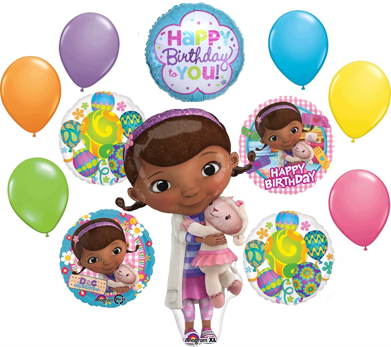 Serves 16 Guests Birthday Party Kit Include Details about   Doc McStuffins Dinnerware Bundle 
