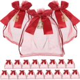 thumbnail image 4 of Thankyouorganza Bags Wedding Organza Gift Bags Weddings Red 18x13cm Storage Drawstring Closure 20Pcs, 4 of 4