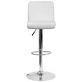 thumbnail image 7 of Home Square Faux Leather Adjustable Bar Stool in White - Set of 2, 7 of 7